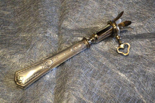 Pince gigot métal argenté - pince,