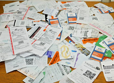 LOT ticket BILLET de BUS metro