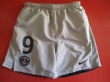 Short PARIS PSG porté n°9 NIKE collection slip intérieur 8 10 ans gris
