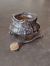 XIX, SALERON COMPLET EN ARGENT