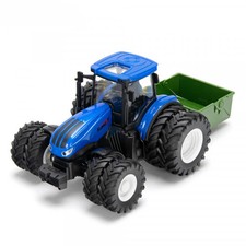 Tracteur jouet radiocommandé 1/24 double roues avec godet basculant KO6640HB