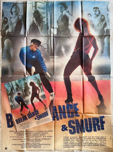 Break dance smurf affiches - break,