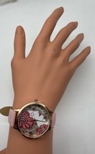 Montre Fragonard Parfumeur Rose ´Belle Chérie ´décor Visage de Femme