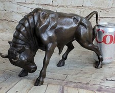 Statue bronze taureau - de,