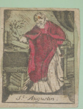 petite image pieuse XVIIIe