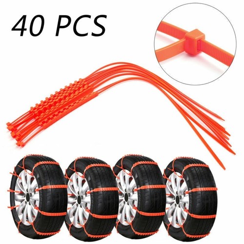 40pc neige pneu chaîne 40pcs - neige,