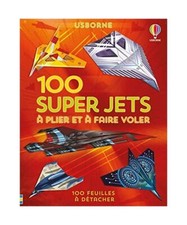 100 super jets en papier à