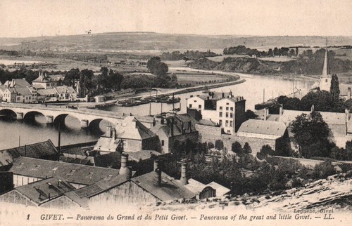 Carte postale givet - carte,
