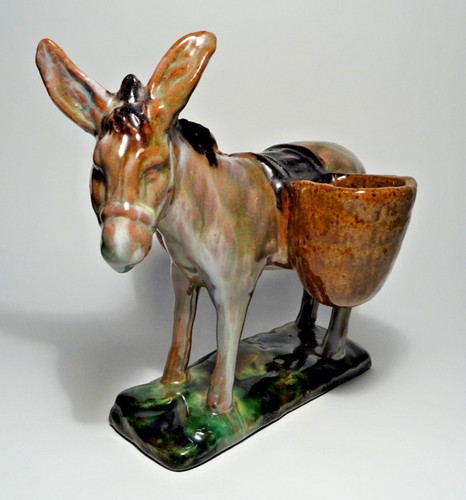 Donkey ceramic pottery - donkey,