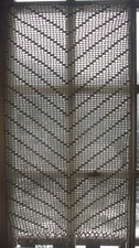 Rideau crochet ancien fait