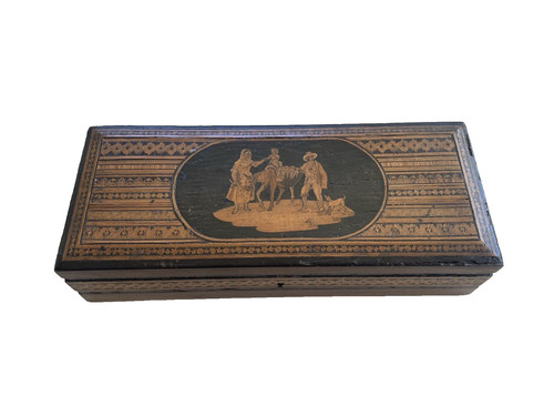 Ancienne boîte marqueterie - ancienne,