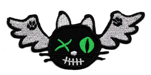 écusson patche patch chat