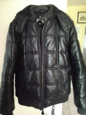 Blouson Cuir noir Schott N.Y.C. doublure + ouatinage, capuche amovible