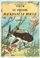 HERGE carte postale bd  Les