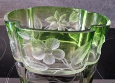 JARDINIERE ART NOUVEAU VERTE LUDWIG MOSE