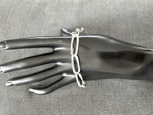 Imposant bracelet homme argent