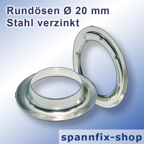 Oeillets ronds mm acier - ronds, 20