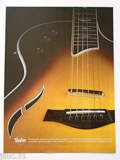 Affichette TAYLOR guitare "T5 Thinline Fiveaway"