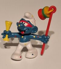 Figurine Schtroumpf : 20107 CARNAVAL Rare Rouge - TBE (Smurf Puffi)