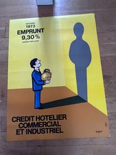 AFFICHE savignac - Emprunt