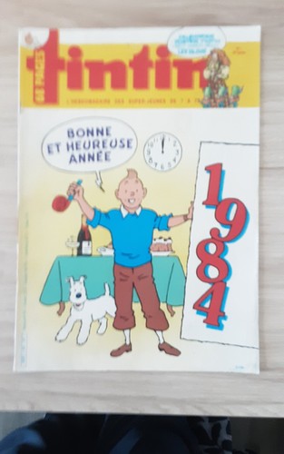 Journal tintin couverture - journal,