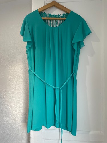 Robe bleue fluide - robe,