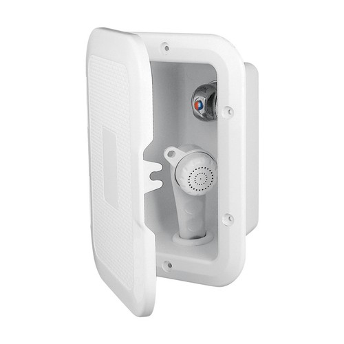 Douche encastrée avec - avec, paroi