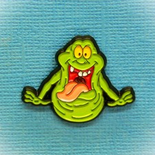 1 PIN'S / " SOS FANTÔME " " GHOSTBUSTERS " SLIMER BOUFFE-TOUT 