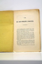 LIVRE ANCIEN VIE DE