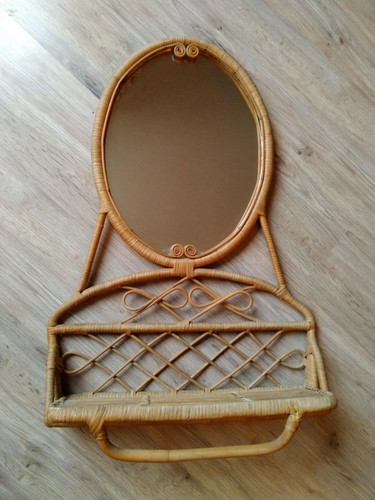 Rare miroir mural vintage - , en