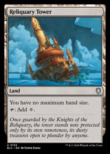 Reliquary tower commander - {reliquary, tower}