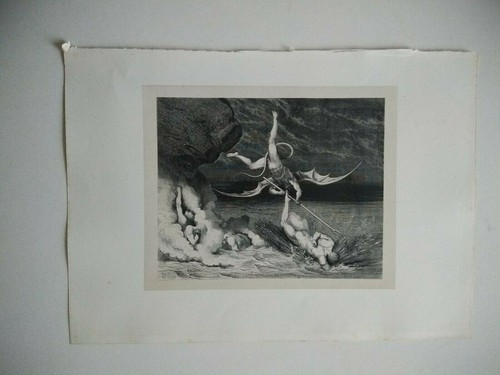 Gravure ancienne gustave doré - gravure,