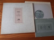 BACH / Pablo CASALS cello  FRENCH LP  LVSM GRAVURES COLH 18  Dowel Spine  EX+