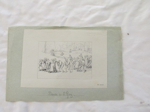 Gravure début 1900 - gravure, combat