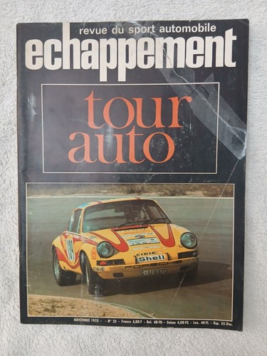 Echappement 1970 tour - n°25, 11/1970
