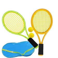 Raquette de Tennis pour Enfants avec Sac 2 Raquettes en Plastique avec 2 ball...