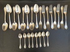 24 Christofle Marly 8 cuillères 8 fourchettes 8 petites cuillères Bon état