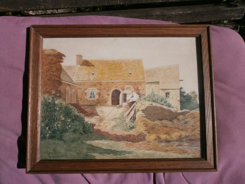 Aquarelle signé grignon - aquarelle,