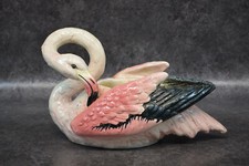 Rare Jardinière En Barbotine Flamand Rose De Delphin Massier Réf AP160