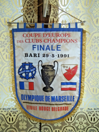 Fanion finale coupe europe - coupe, d'europe