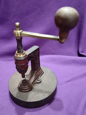 Rare ancienne petite presse à œillets, rivets de Cordonnier Daudé N°2.