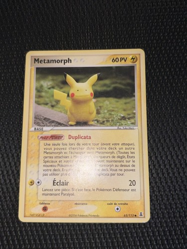Carte pokémon metamorph - pokémon,