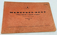 MERCEDES BENZ - 1968 - 12149 - Manuel type L 408 DG - L 508 DG - O 309 D