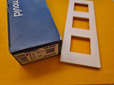 Arnould Espace Evolution 64403 - 644 03 - Plaque Triple 3 postes - BLANC