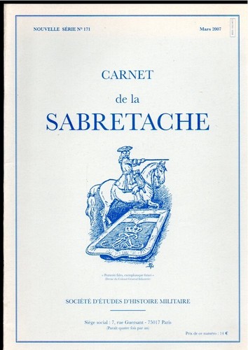 Revue carnet sabretache - revue, la