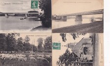 Lot de 4 cartes postales