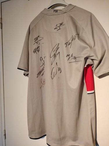 Maillot psg version pro signé - psg,