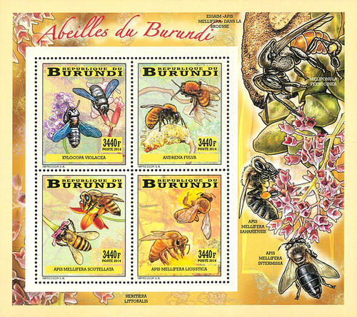 Stamps burundi 2014 - 2014, imperf