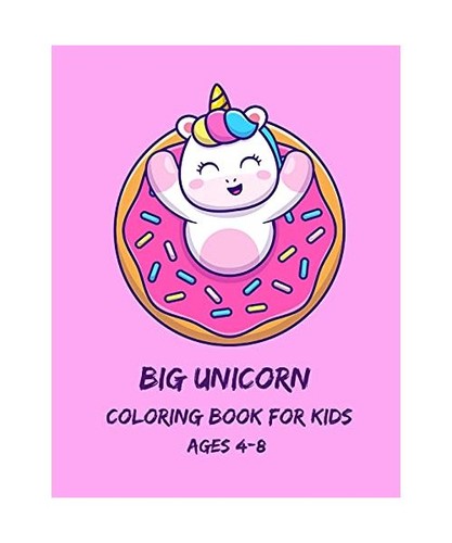 Big unicorn coloring - big, for