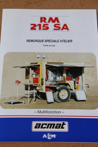 Brochure remorque acmat - remorque, rm
